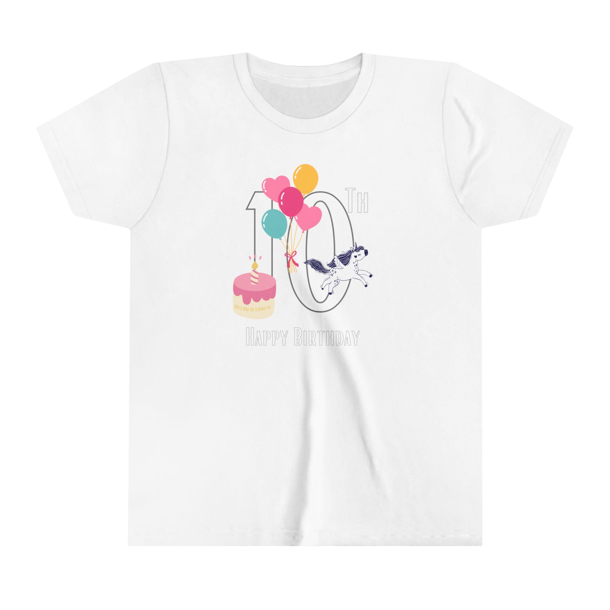 Happy 10th Birthday Unicorn Tee